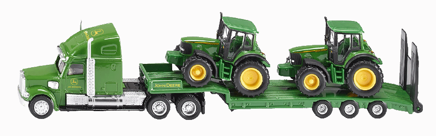 Sunkvežimis SIKU Farmer S1837 su puspriekabe + 2 vilkikai