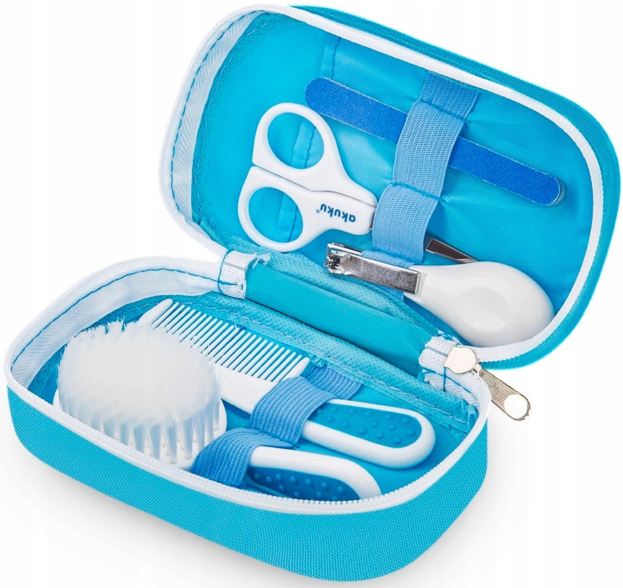 Akuku manikiūro rinkinys kūdikiams, 9 el, su dėklu – pagrindinis vaizdas