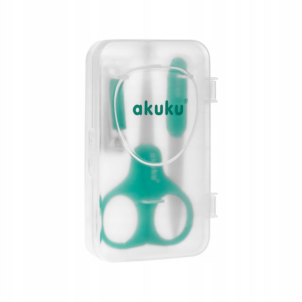 Akuku kosmetikos rinkinys: žirklės, dildė, žnyplės – pagrindinis vaizdas