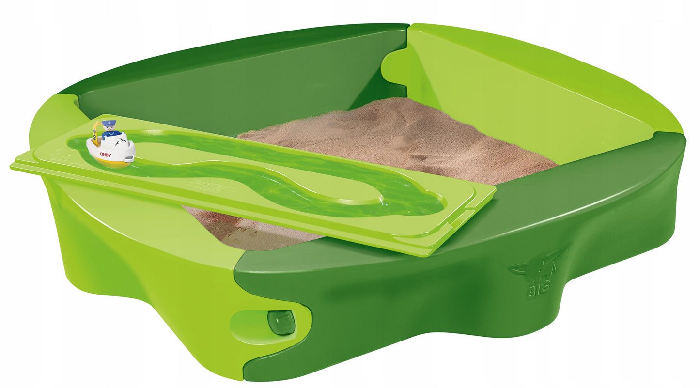 Smėlio dėžė su dangčiu