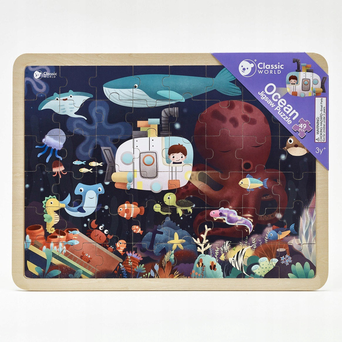 Medinė dėlionė vandenynas 48 detalės – vaizdas 2