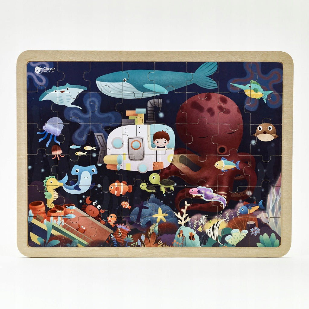 Medinė dėlionė vandenynas 48 detalės – pagrindinis vaizdas