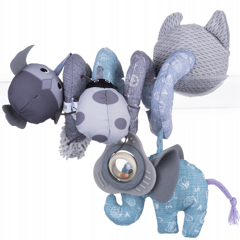 Balibazoo spiralinis pakabukas, pilkos lapės – vaizdas 2