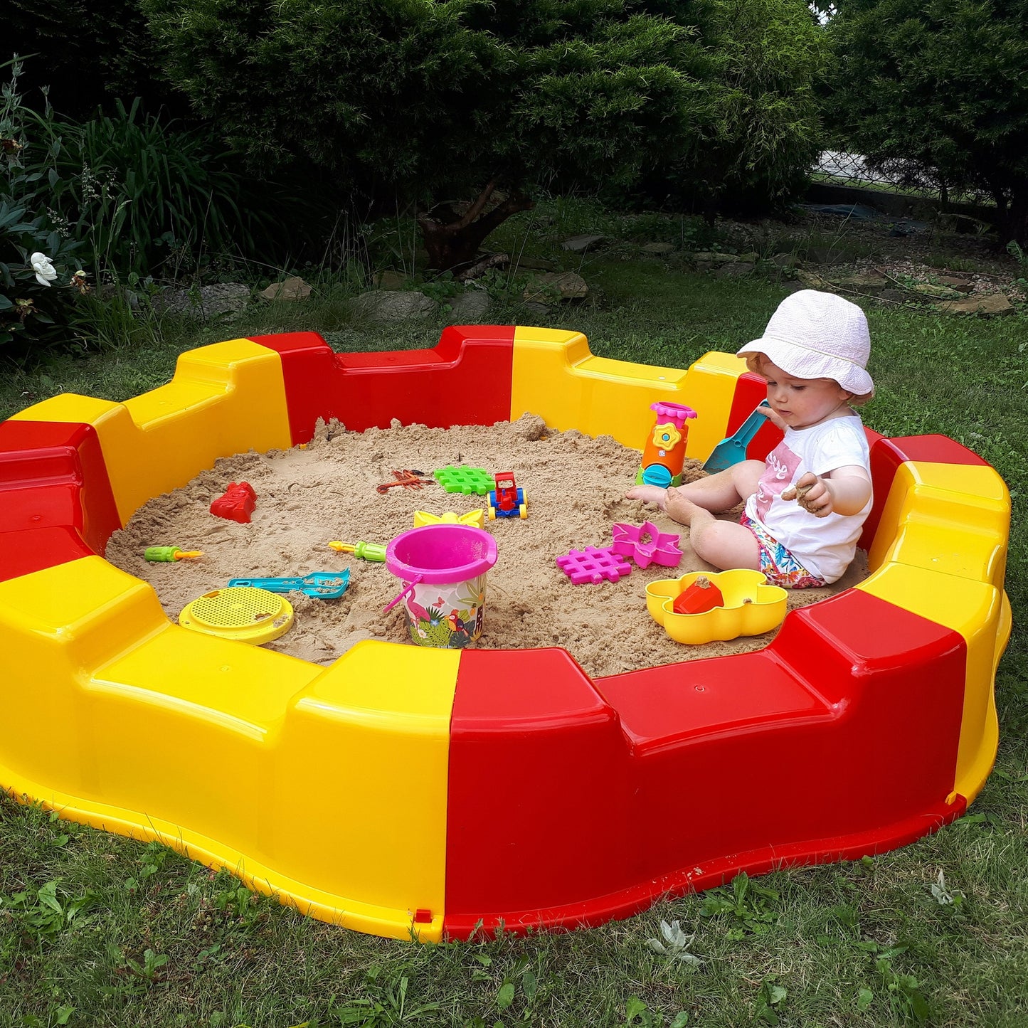 Didelė plastikinė smėlio dėžė 160 cm – vaizdas 2