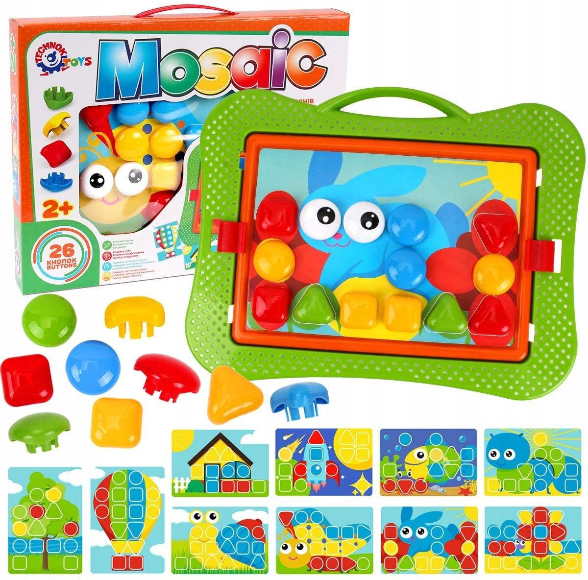 Lavinamasis žaislas mozaika – pagrindinis vaizdas