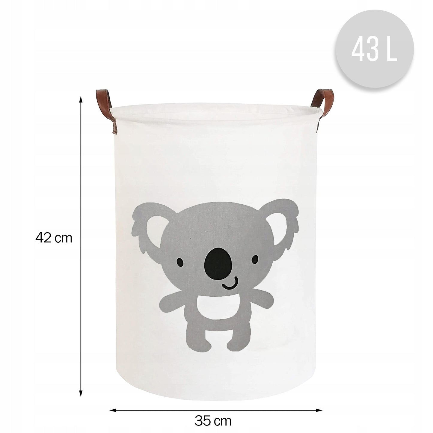 Krepšys žaislams 35 x 42 cm Koala, plotis 35 cm – vaizdas 2