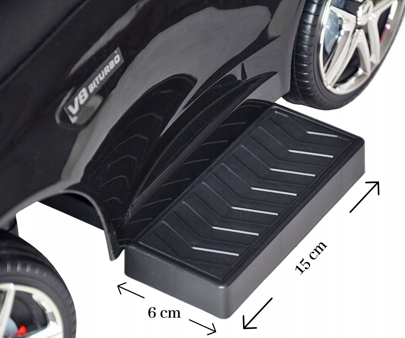 Paspiriama mašinėlė Milly Mally 2681 MERCEDES AMG C63 juoda