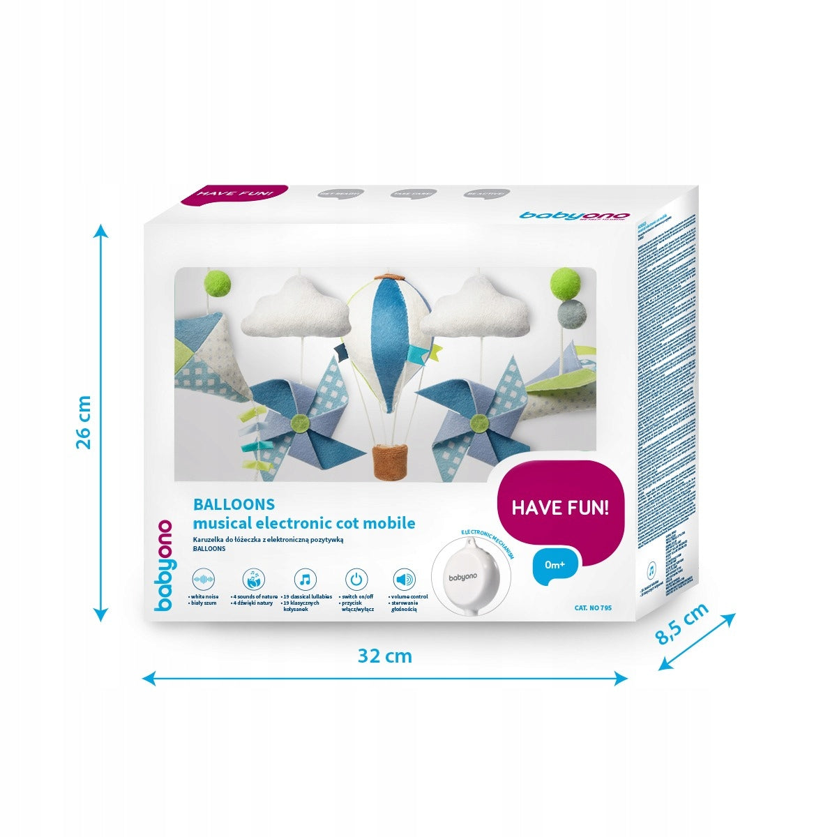 BabyOno lovos karuselė – vaizdas 3