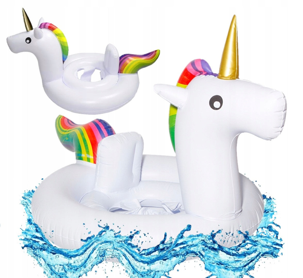 Pripučiamas plaukimo ratas vienaragis