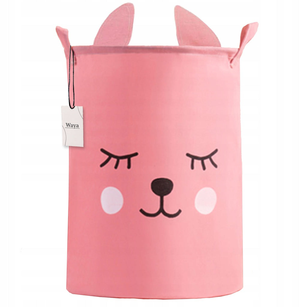 Krepšys žaislams 35 x 42 cm, baltas – pagrindinis vaizdas