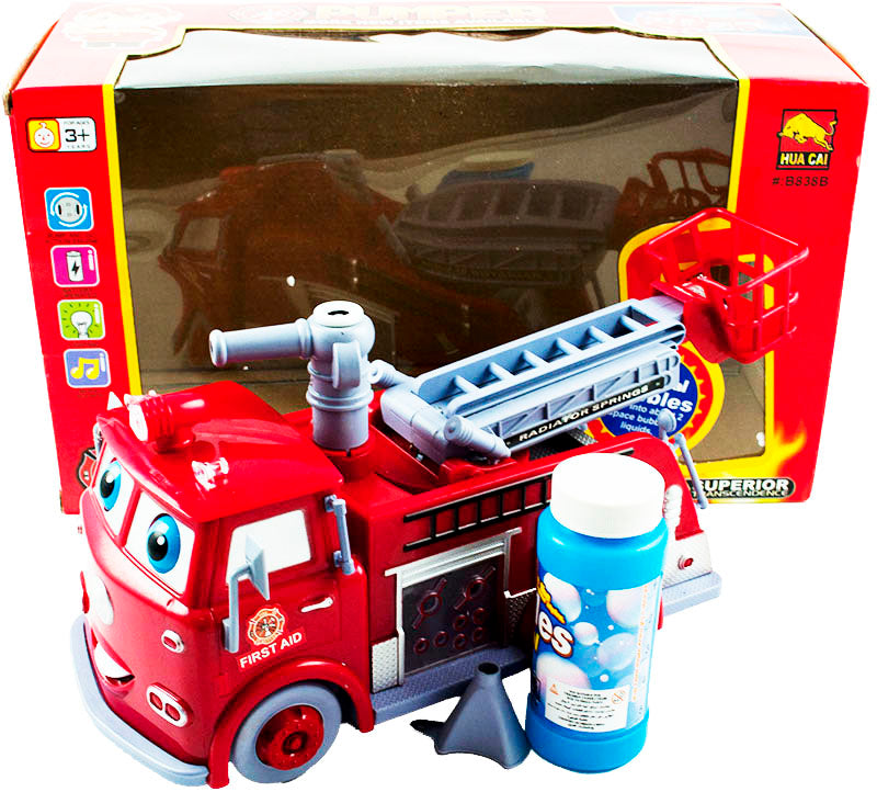 Gaisrininko automobilis Burbulų mašina – pagrindinis vaizdas