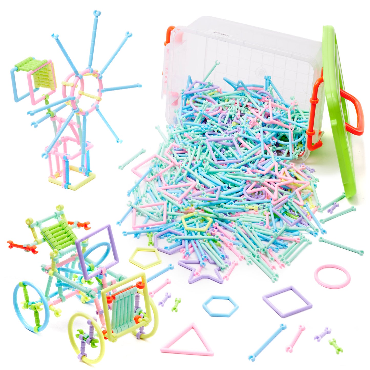 Konstrukciniai erdviniai blokeliai SMART STICK, 1000 vnt – pagrindinis vaizdas