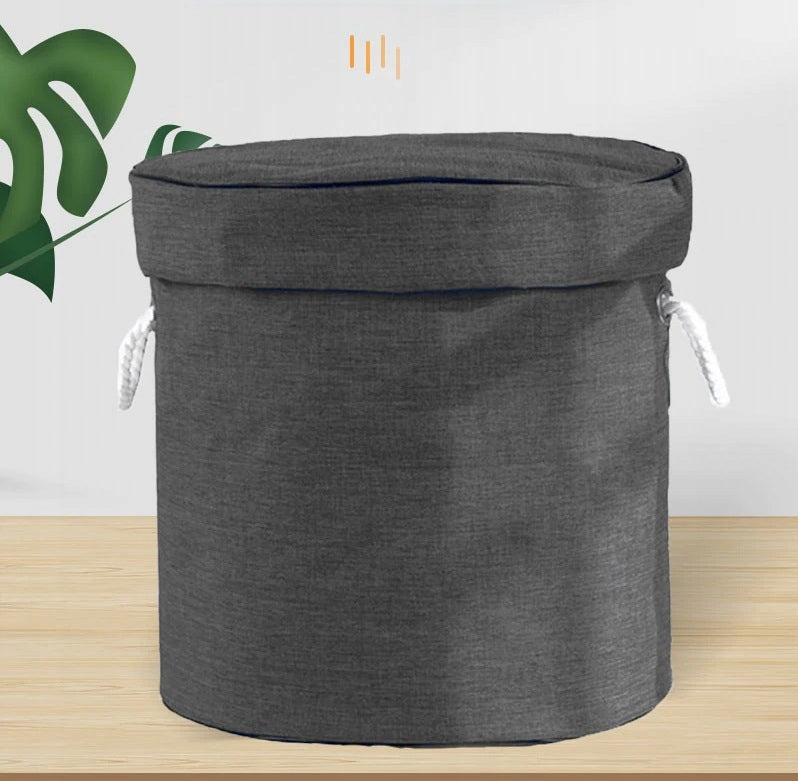 Krepšelis žaislams 32 x 28 cm, pilki atspalviai, gylis 28 cm – vaizdas 4