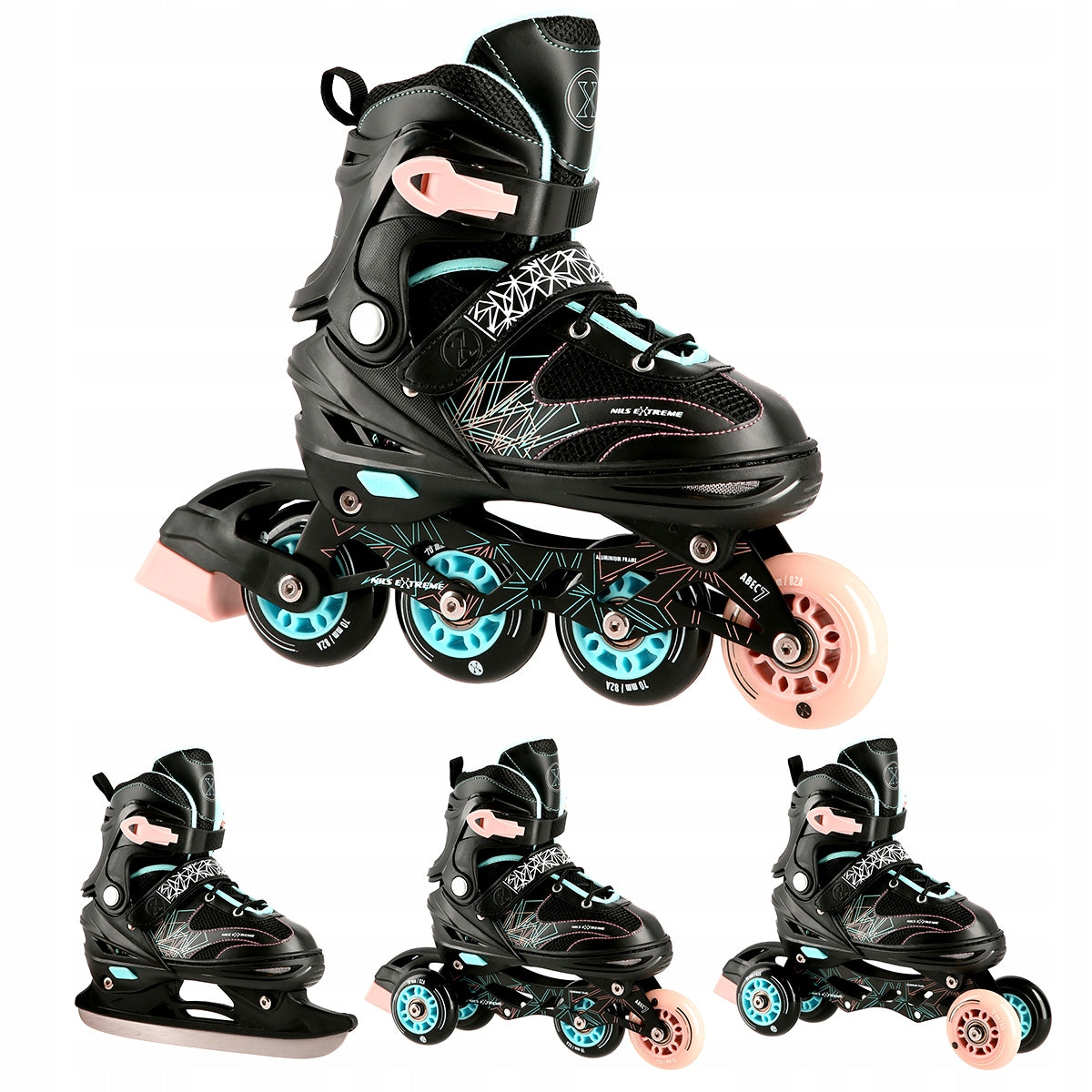 Nils Extreme pačiūžos-riedučiai 4n1 – pagrindinis vaizdas