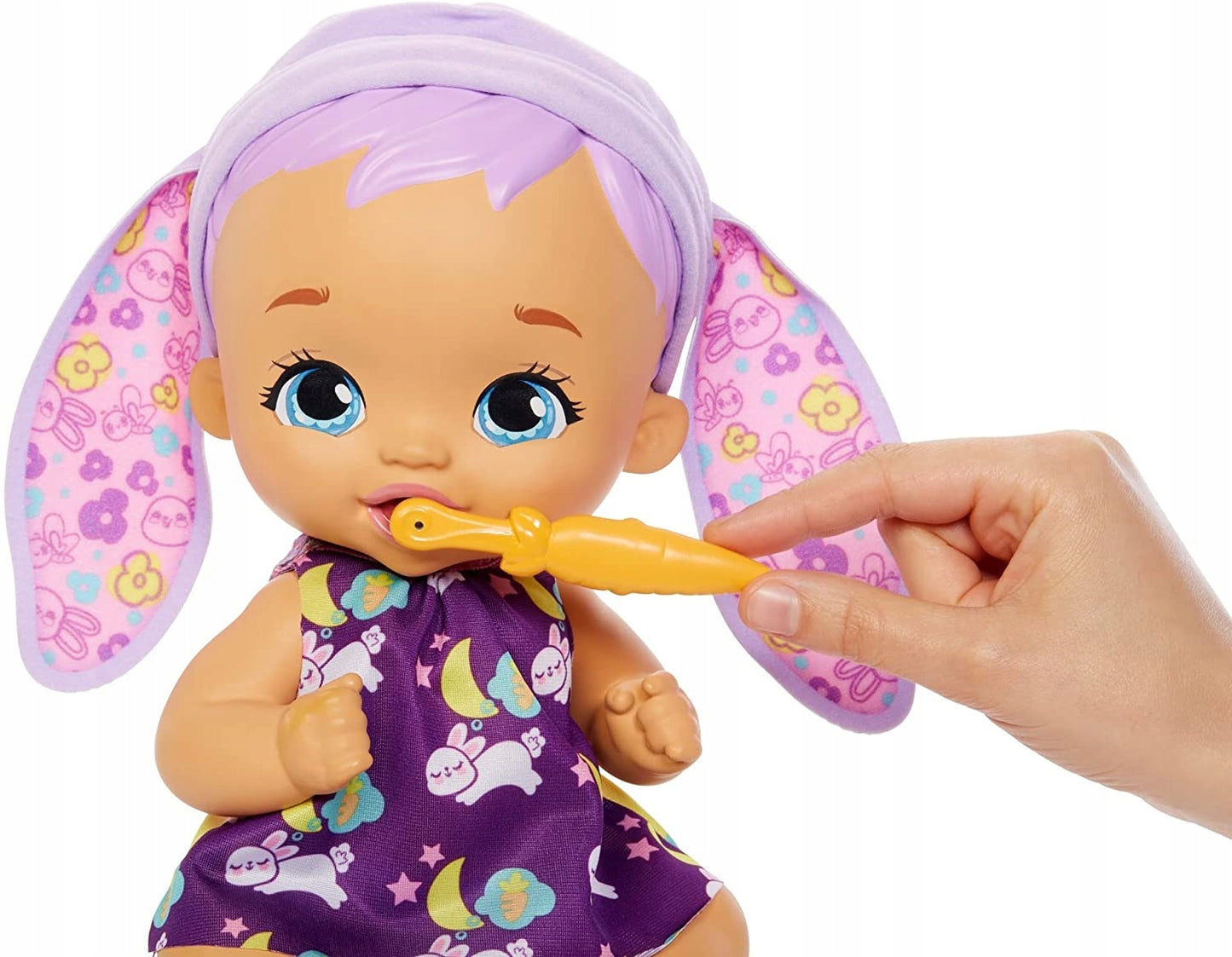 My Garden Baby - mažylis zuikelis, balta spalva – vaizdas 5