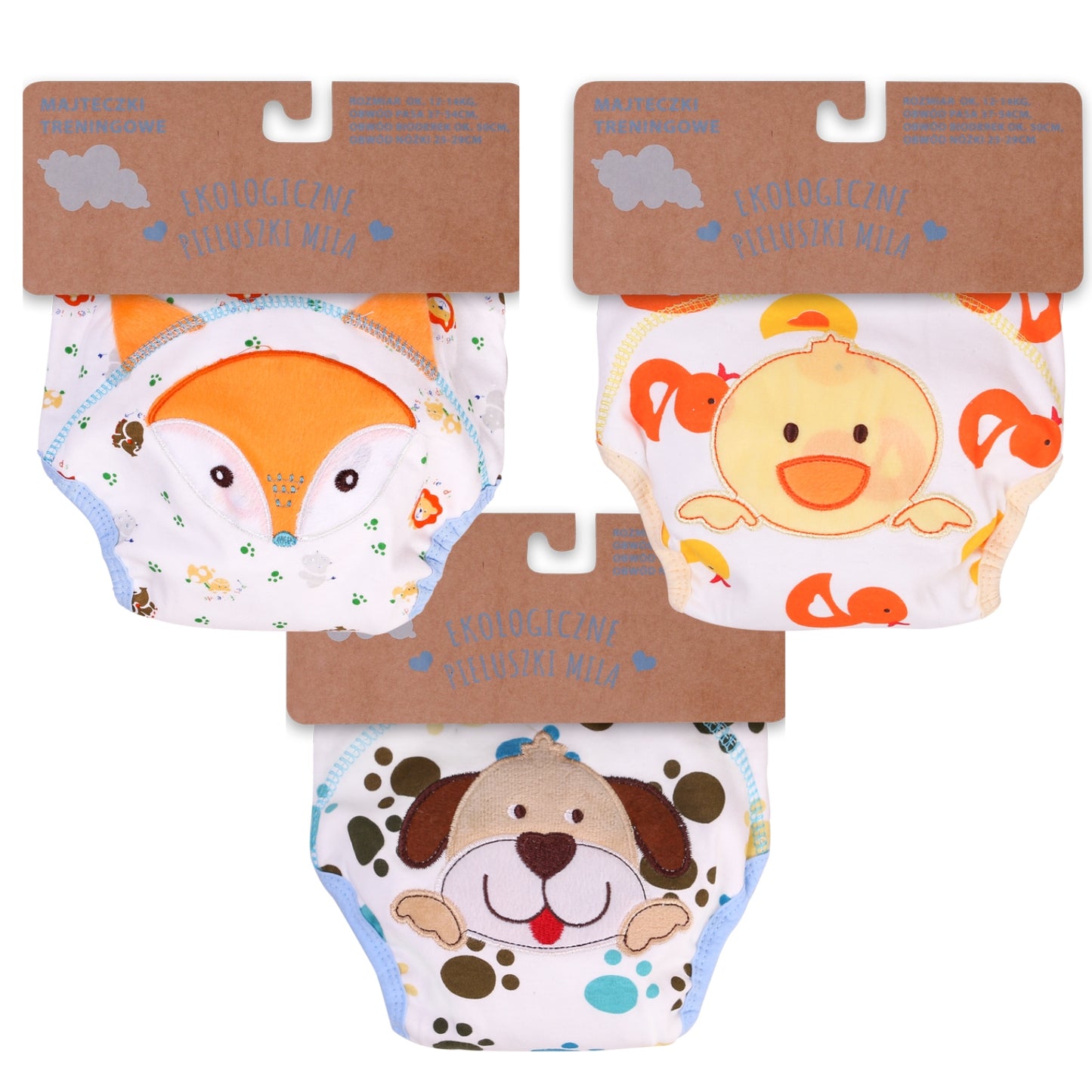 Neperšlampamų kelnaičių komplektas – pagrindinis vaizdas