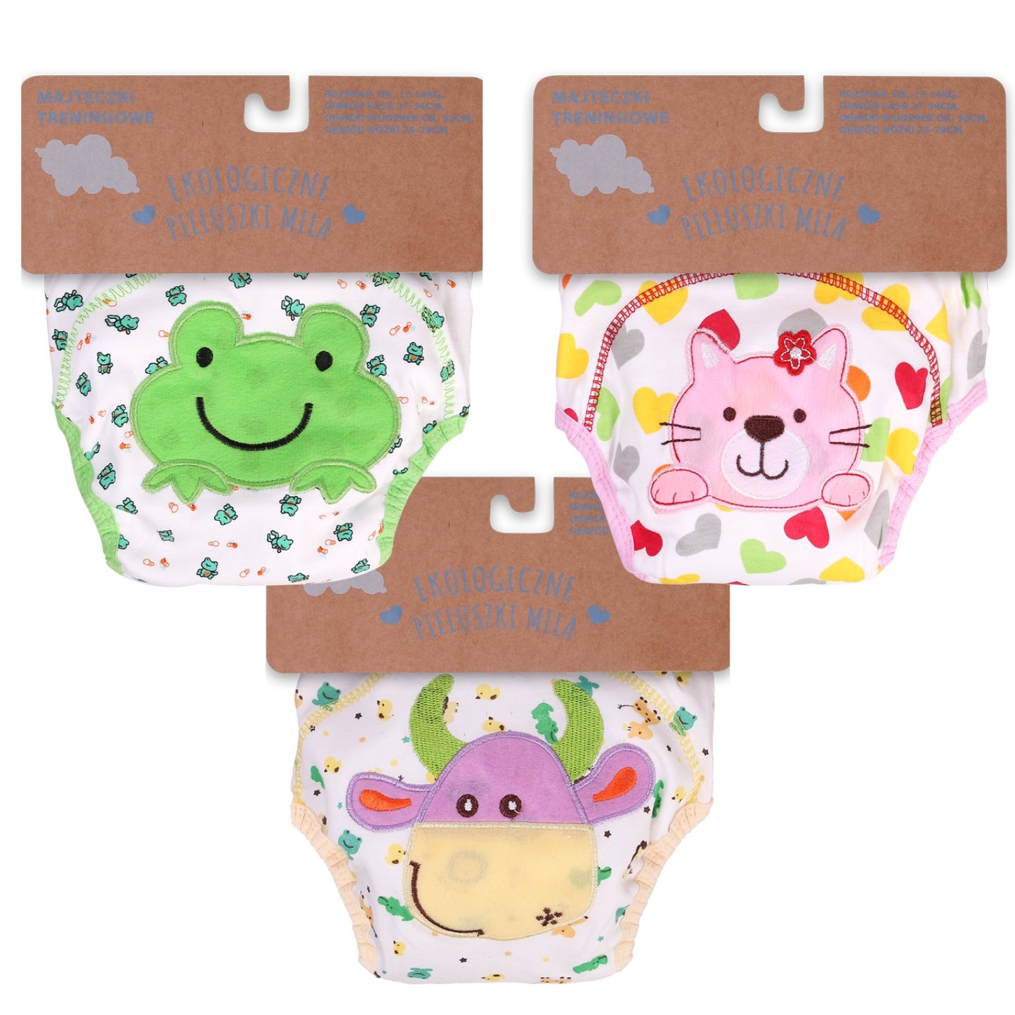 Neperšlampamų kelnaičių komplektas – pagrindinis vaizdas