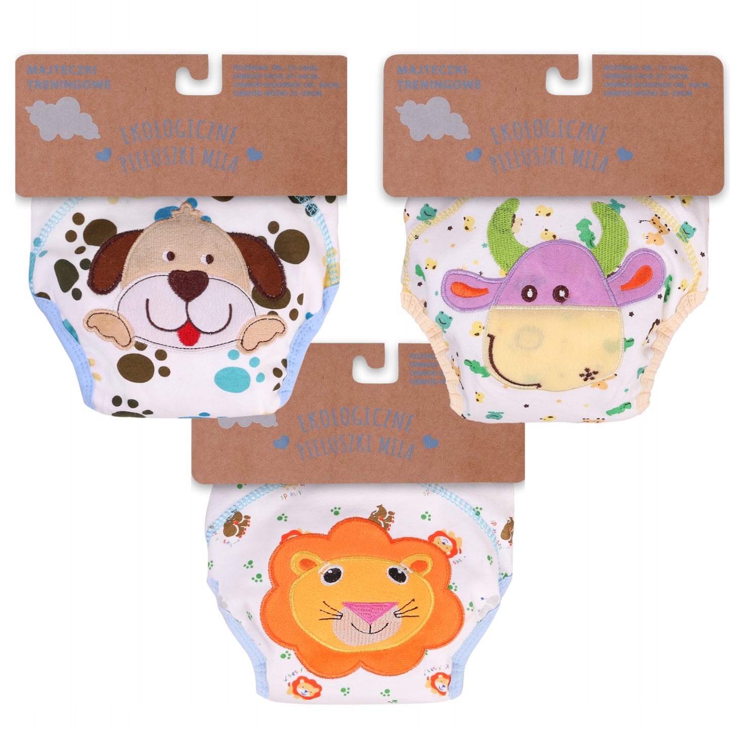 Neperšlampamų kelnaičių komplektas – pagrindinis vaizdas