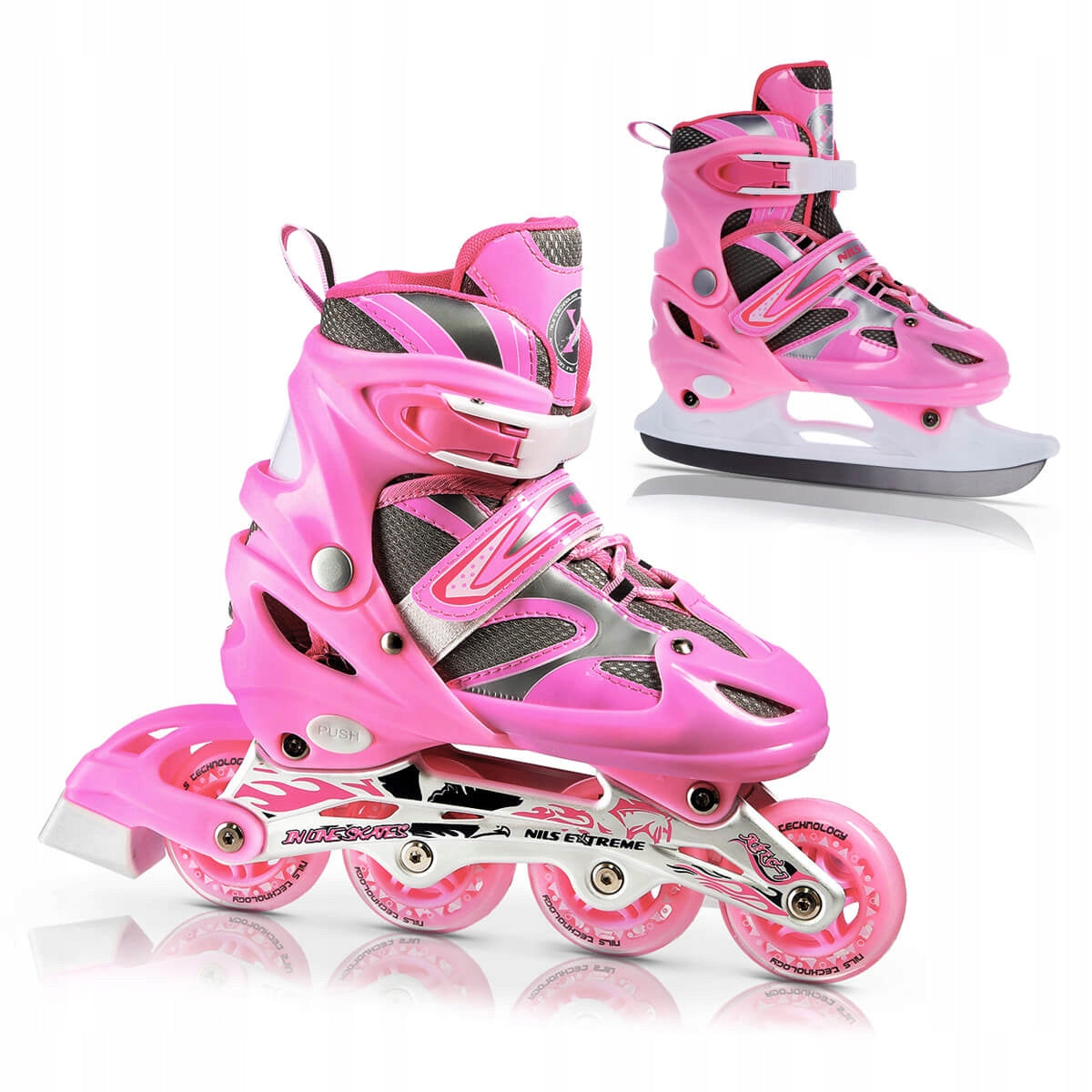 Nils Extreme pačiūžos-riedučiai 2in1 – pagrindinis vaizdas