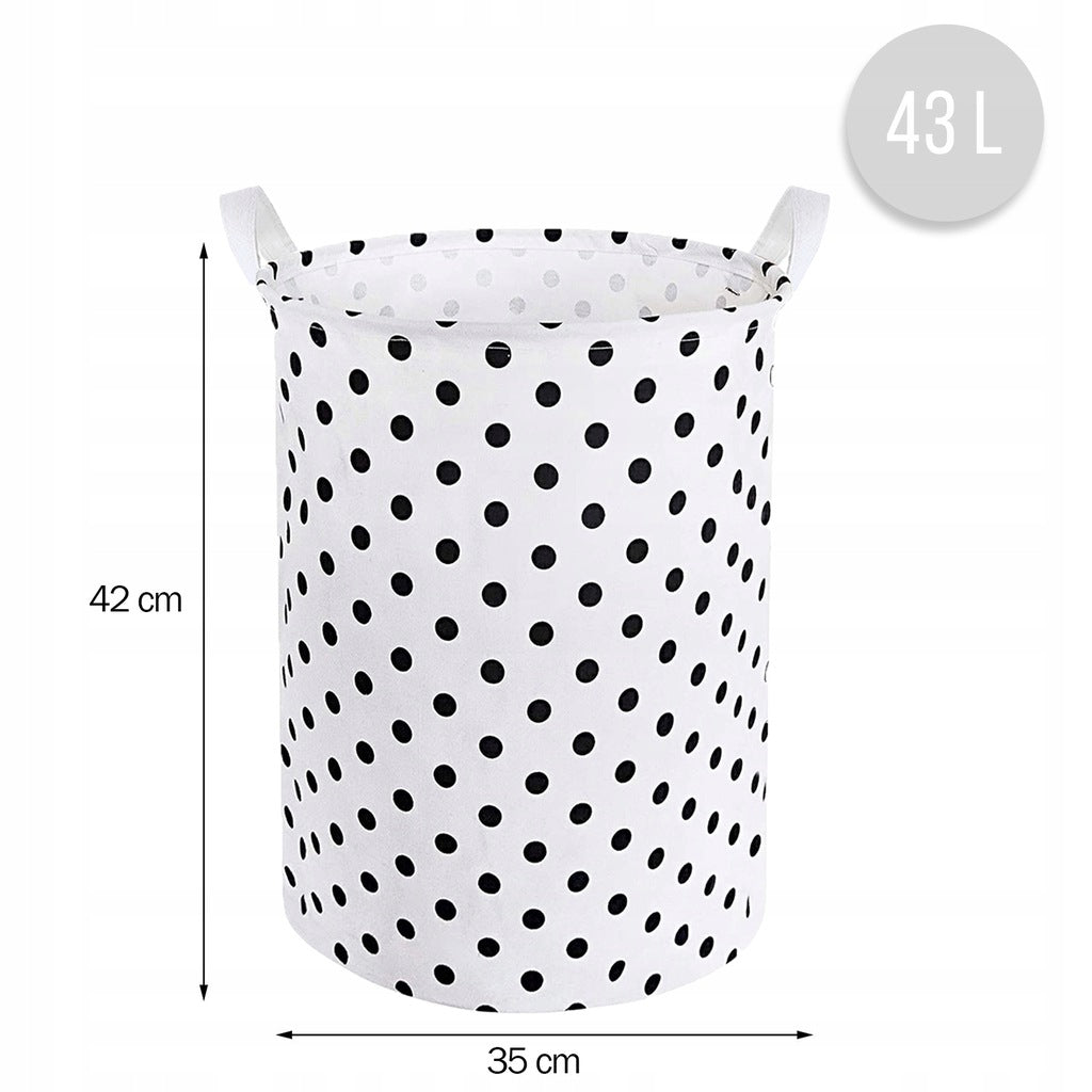 Krepšys žaislams 35 x 42 cm Polka Dots – vaizdas 2