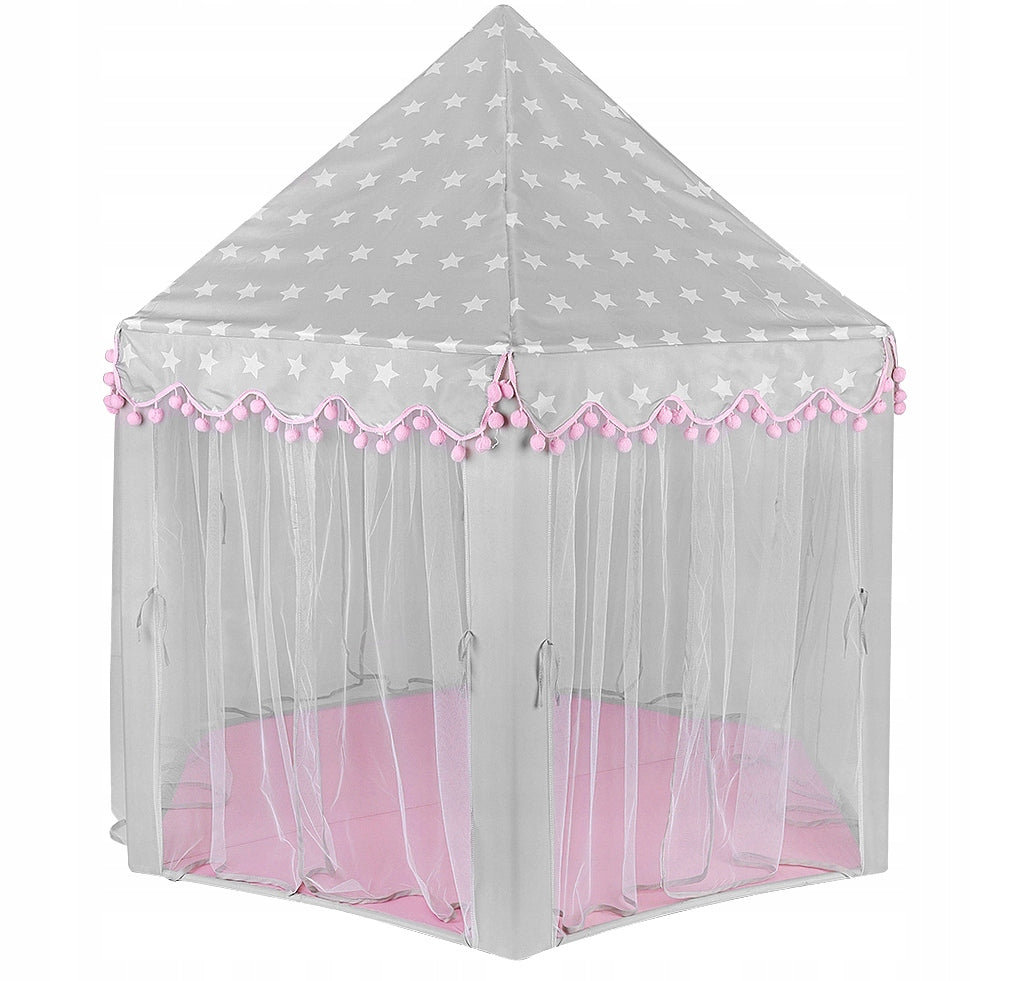 Vaikų palapinė pilka pilis