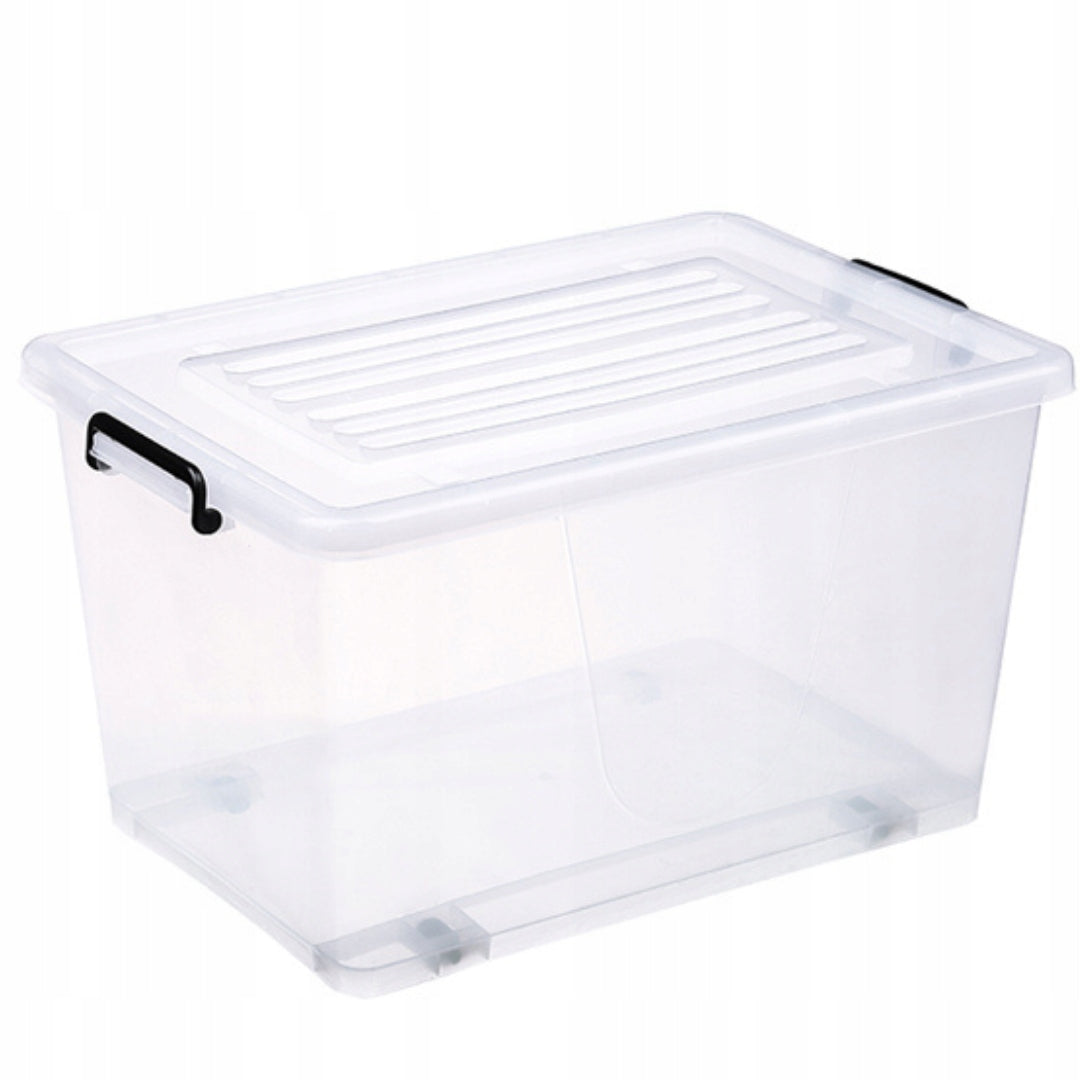 Plastikinė dėžė Domifito žaislams su dangčiu 27L 46,5 x 33,5 cm