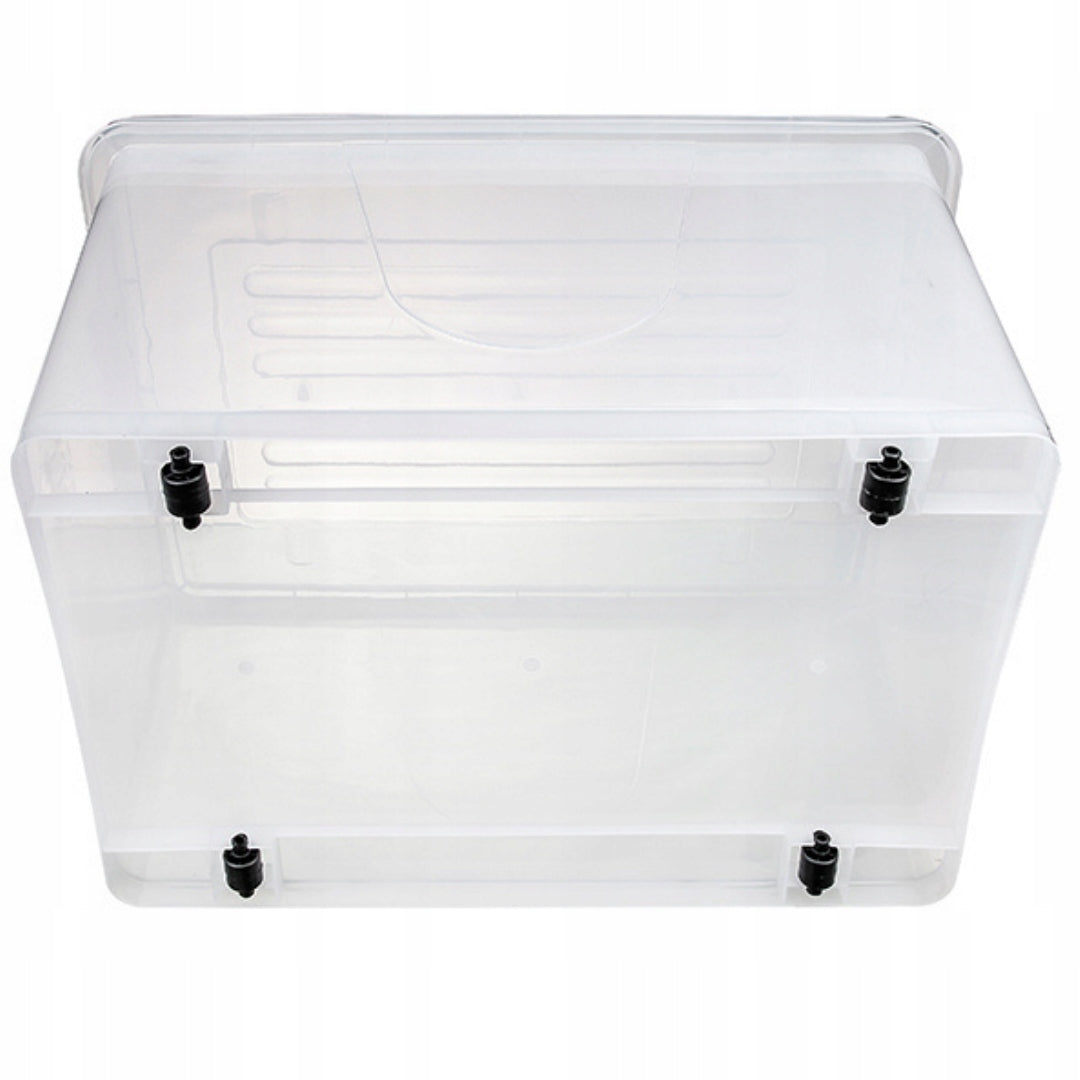 Plastikinė dėžė Domifito žaislams su dangčiu 27L 46,5 x 33,5 cm