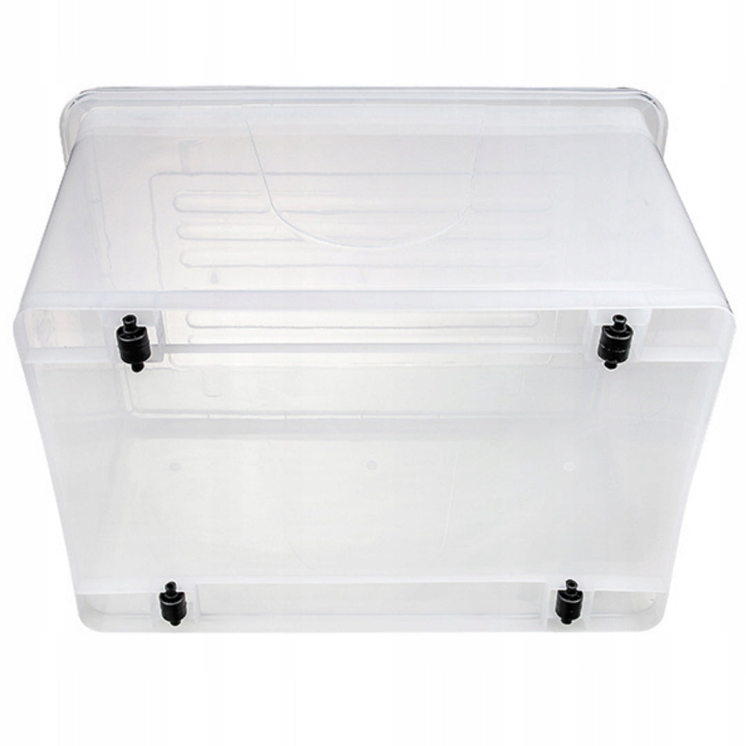 Plastikinė dėžė Domifito žaislams su dangčiu 50L 56 x 39 cm