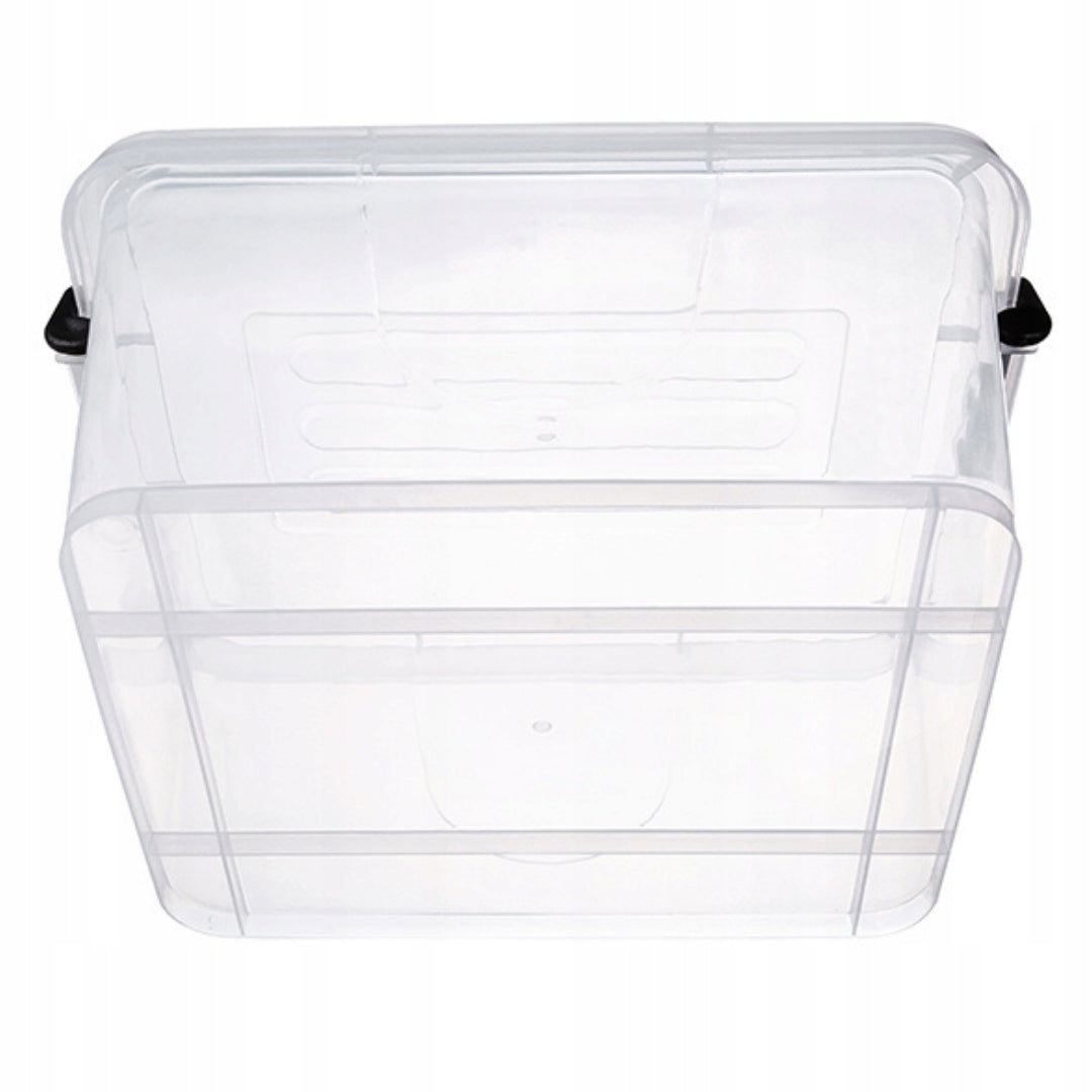 Plastikinė dėžė Domifito žaislams su dangčiu 5L