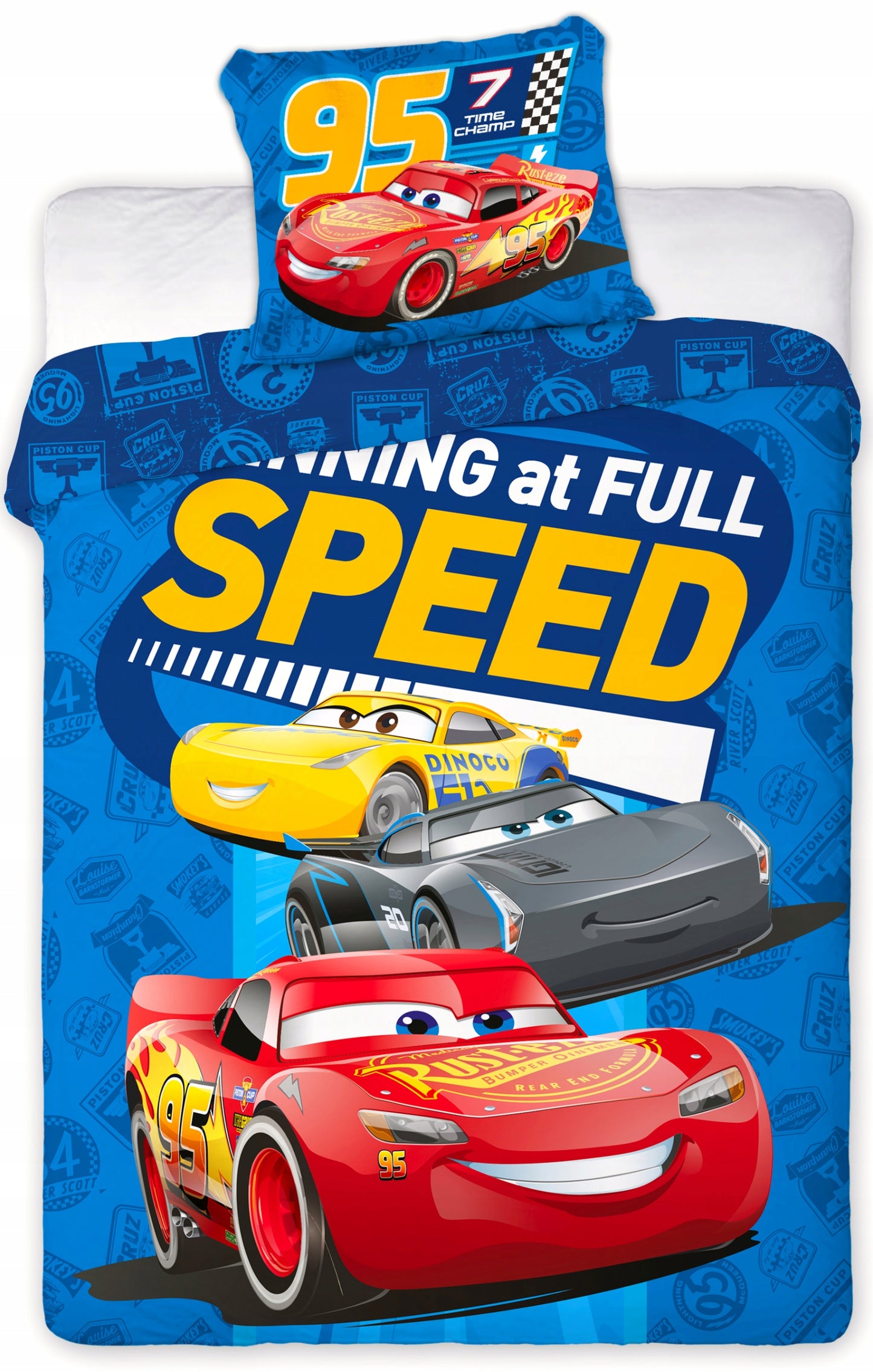 Vaikiškas patalynės komplektas Cars 100x135 cm