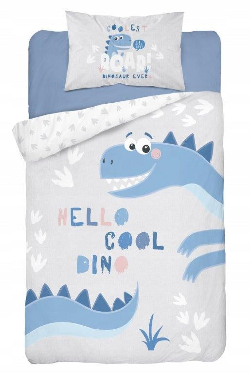 Dvipusis kūdikių patalynės komplektas Dinozauras – pagrindinis vaizdas