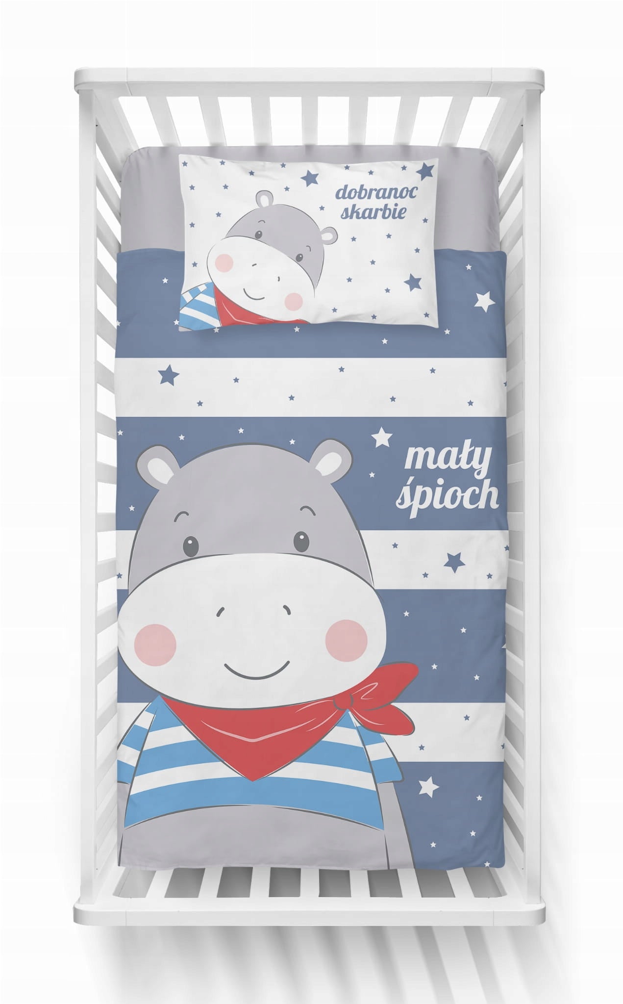 Patalynės kompleksas hipopotamas 100x135 cm