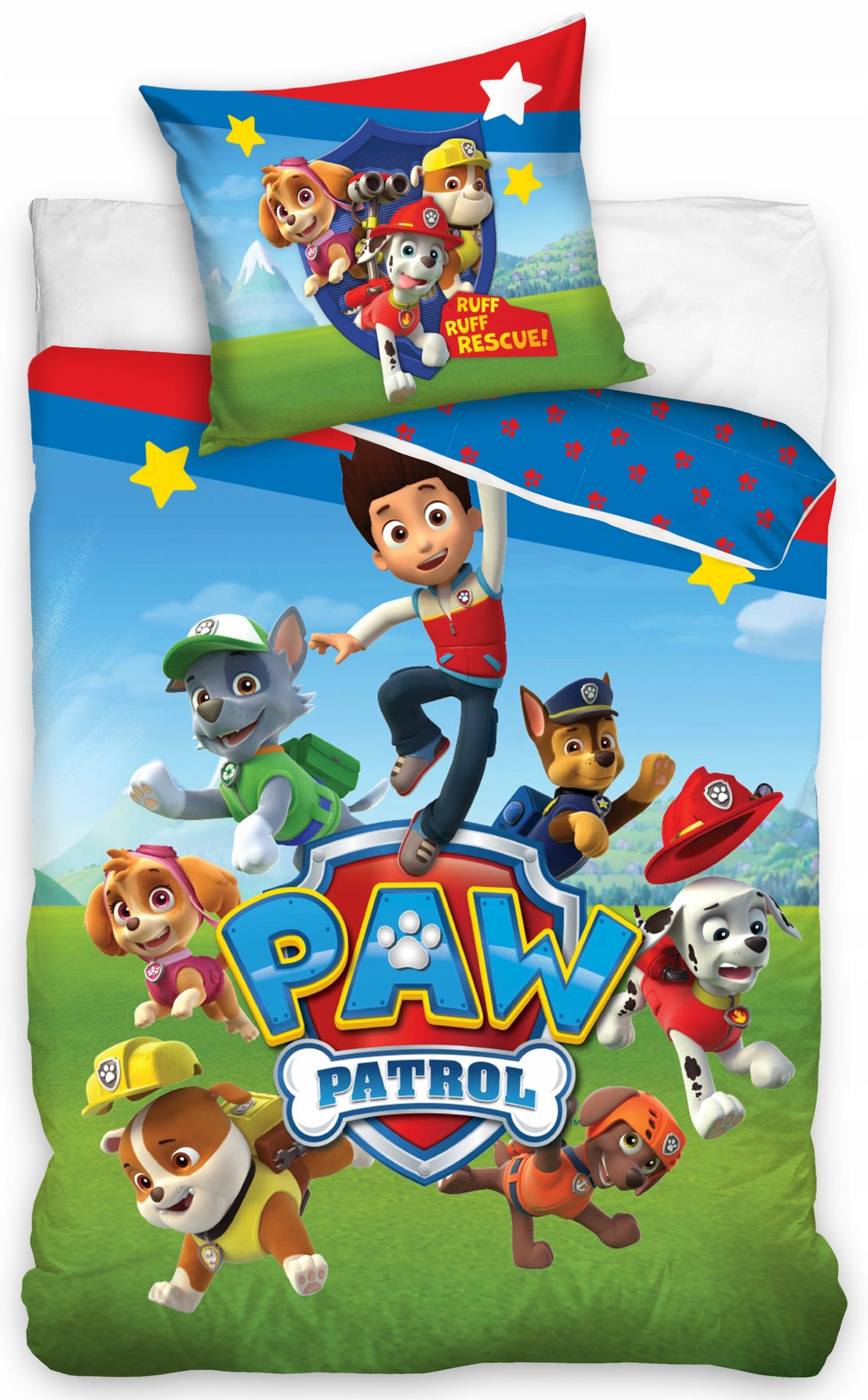 Paw Patrol 140x200cm patalynės komplektas