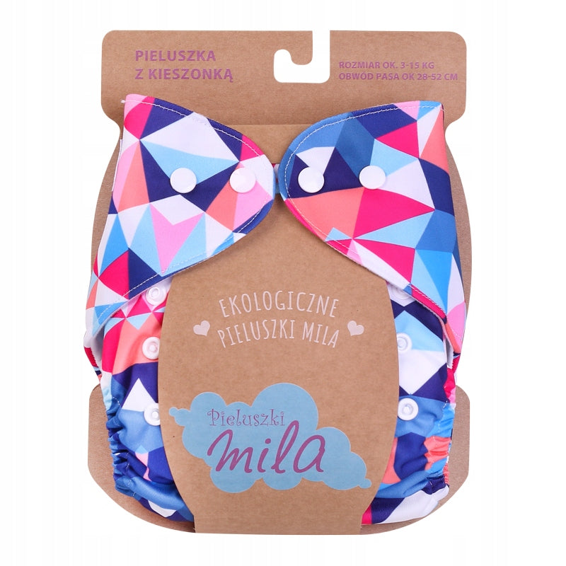 Daugkartinio naudojimo sauskelnės Simed su trikampiais – pagrindinis vaizdas