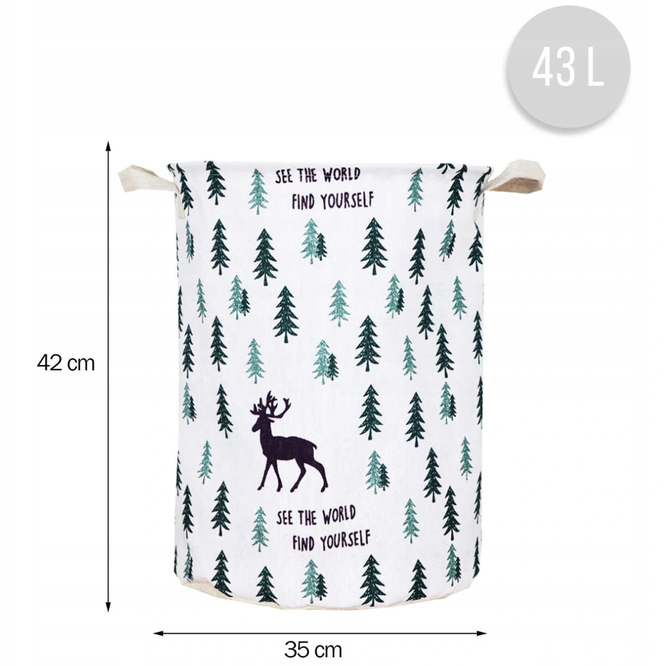 Krepšys žaislams Elnias – vaizdas 2