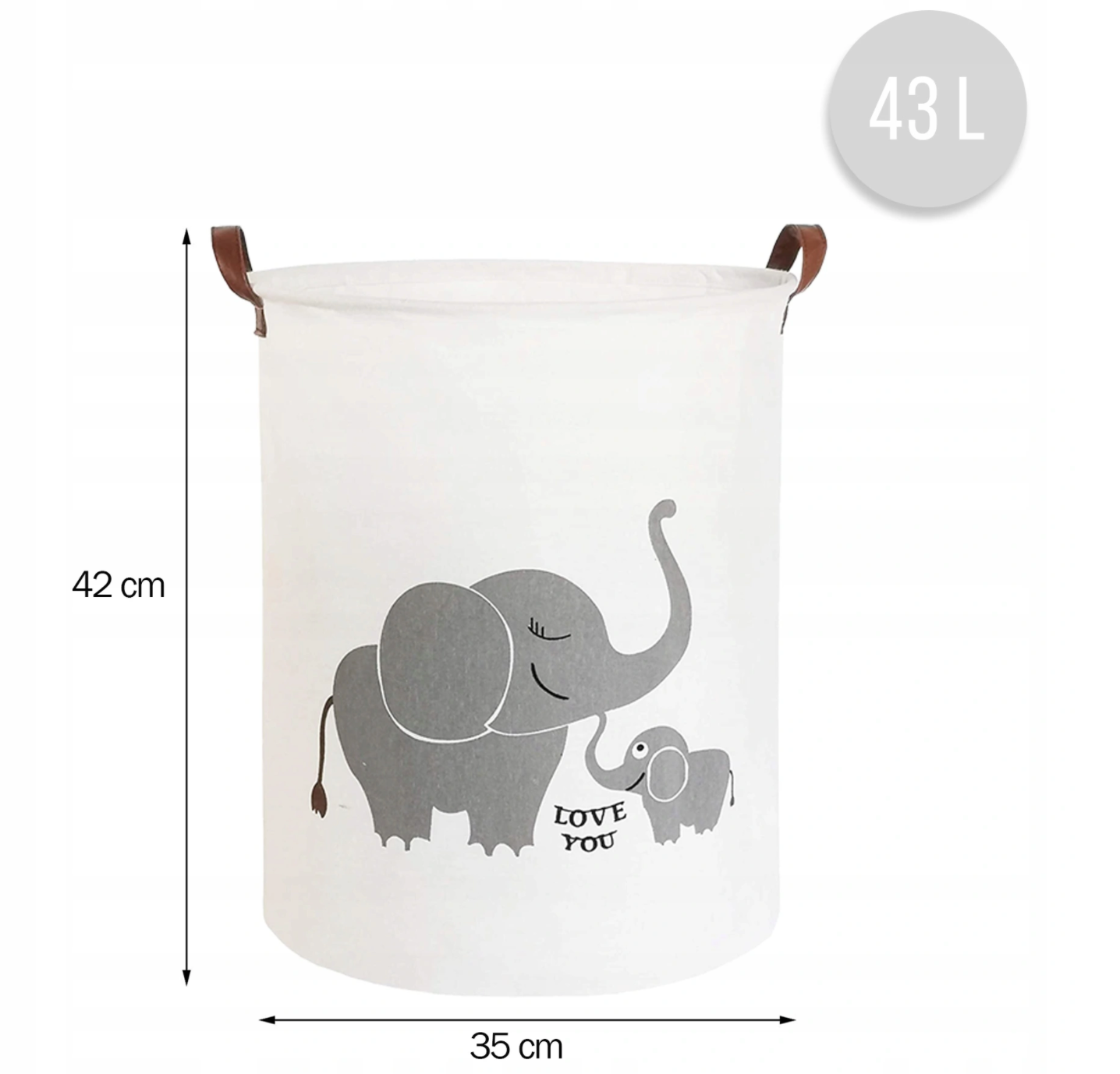 Krepšys žaislams 35 x 42 cm – vaizdas 2