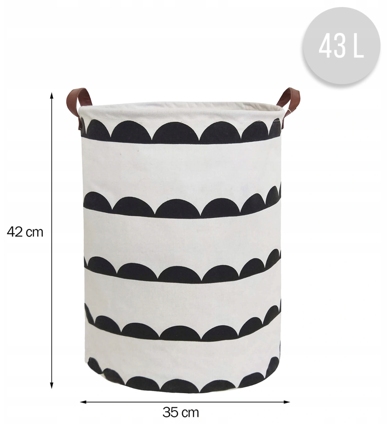 Krepšys žaislams 35 x 42 cm – vaizdas 2