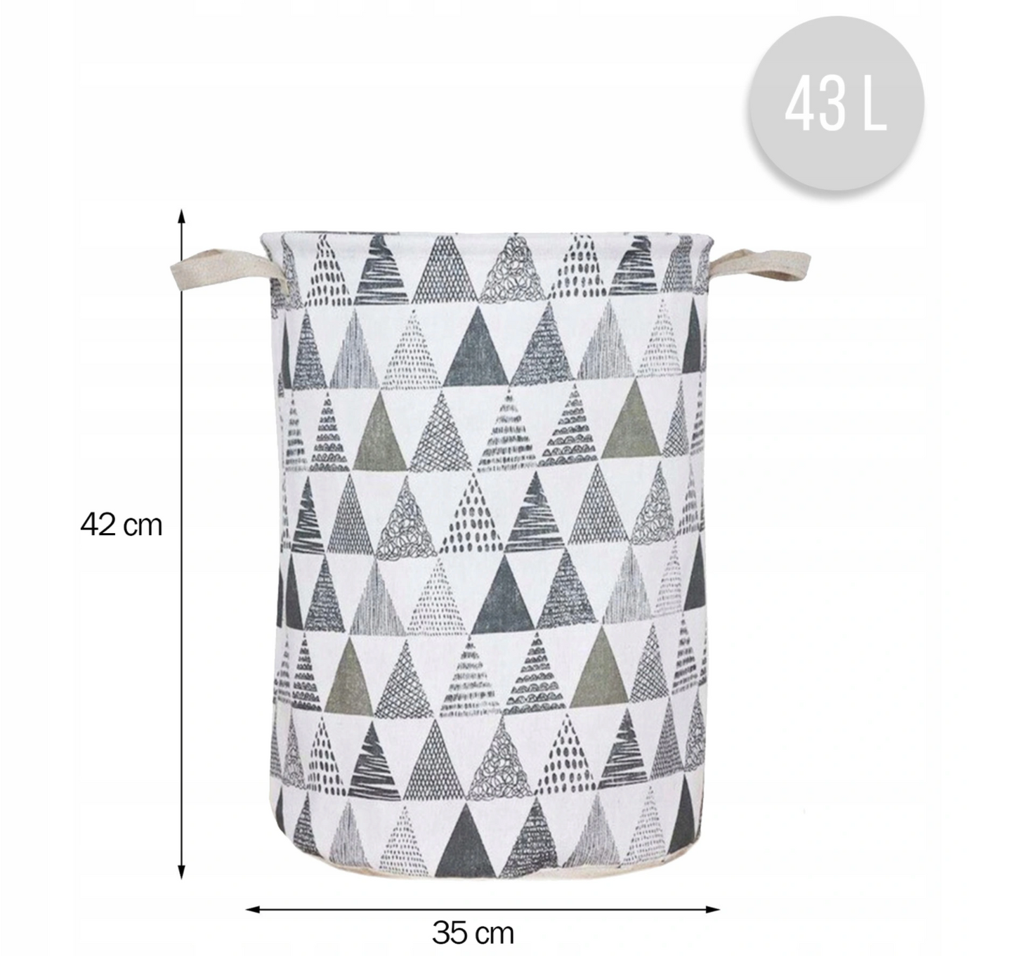 Krepšys žaislams 35 x 42 cm – vaizdas 2