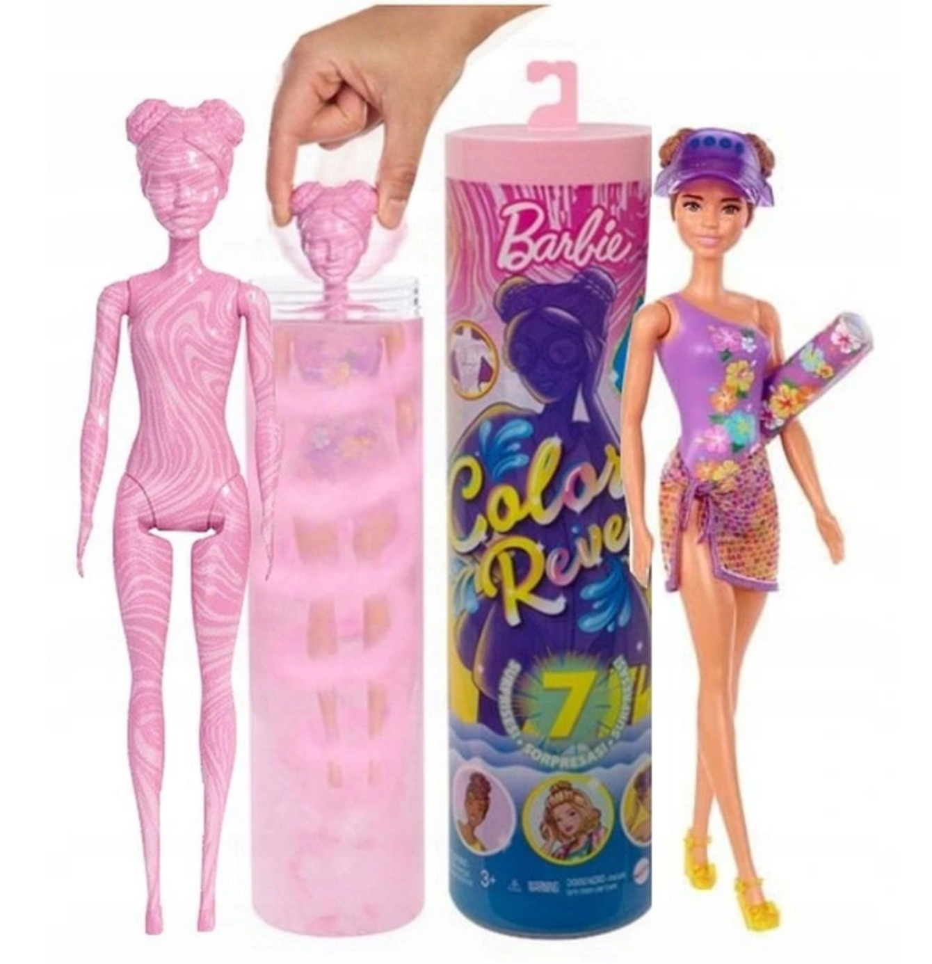 Barbie Color Reveal lėlė – pagrindinis vaizdas