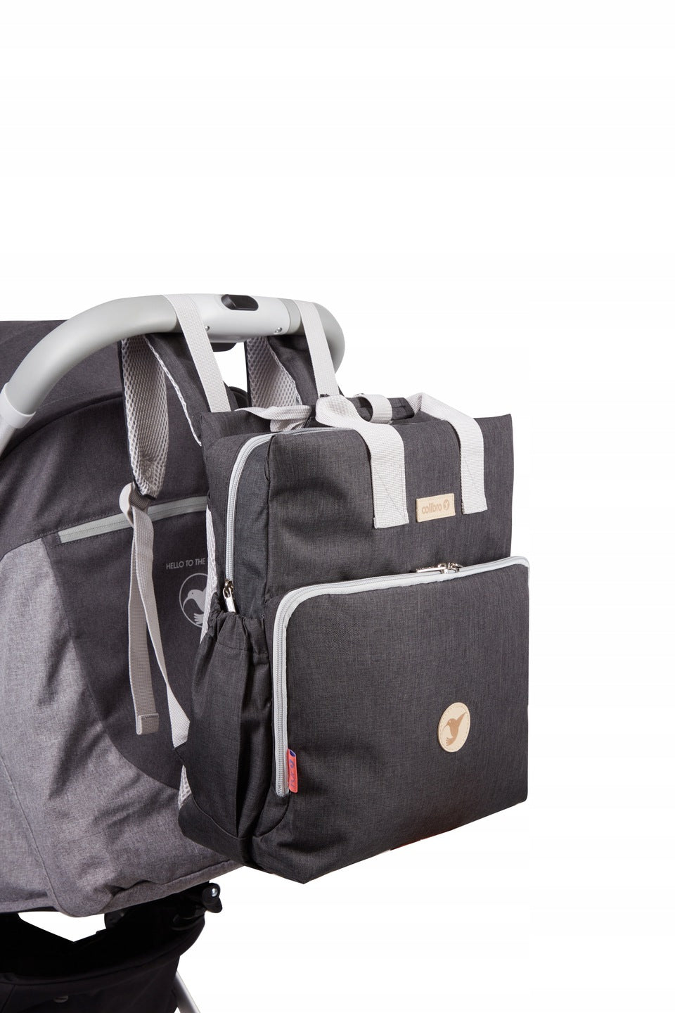 Colibro Pop krepšys prie vežimėlio, su daug skyrių – vaizdas 5