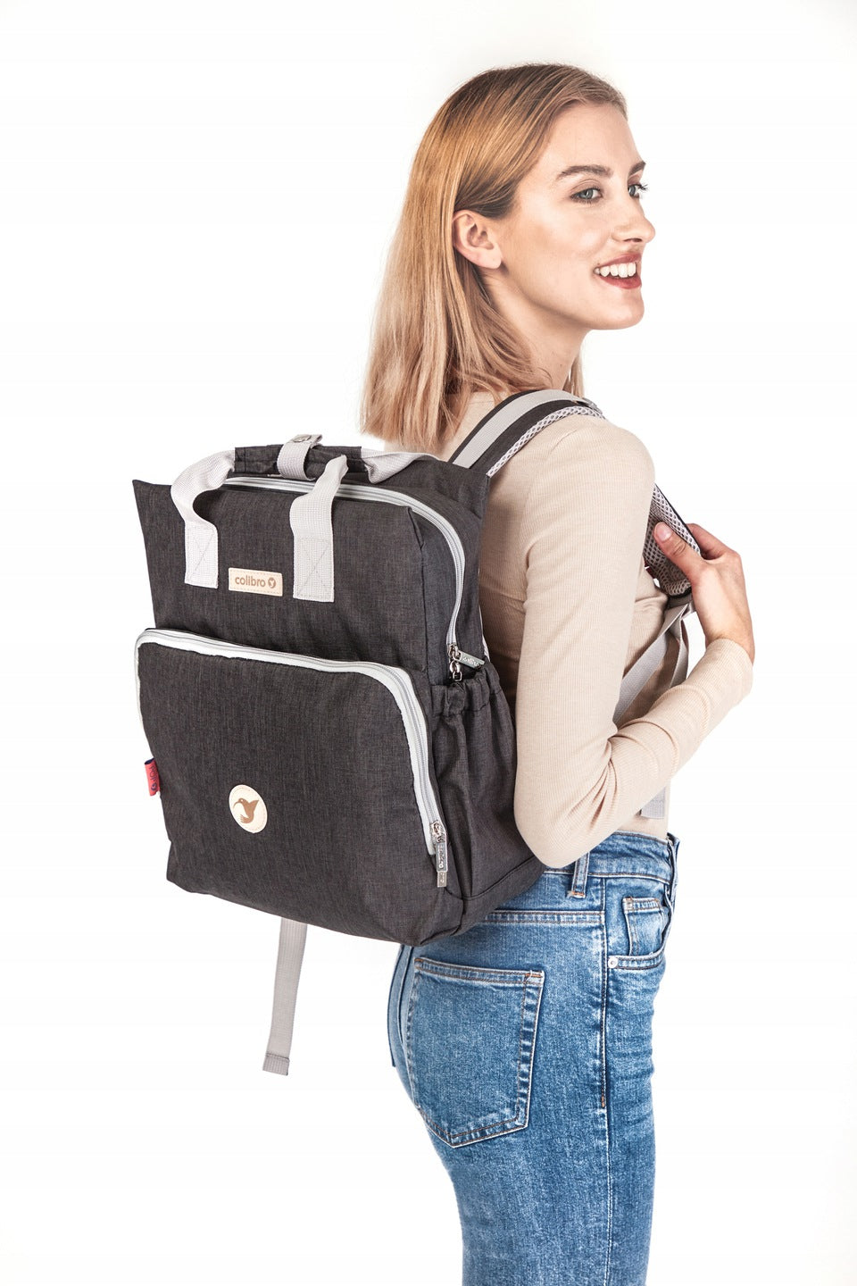 Colibro Pop krepšys prie vežimėlio, didelis, telpa A4 – vaizdas 6