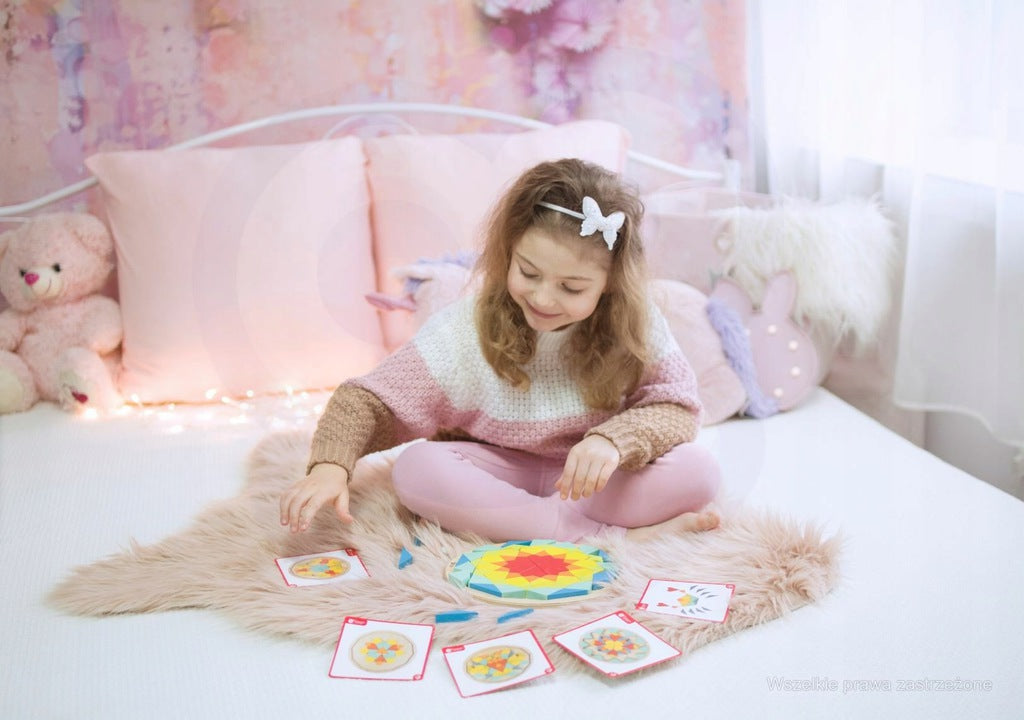 Mandala Montessori mozaika lavinamasis žaislas – vaizdas 2