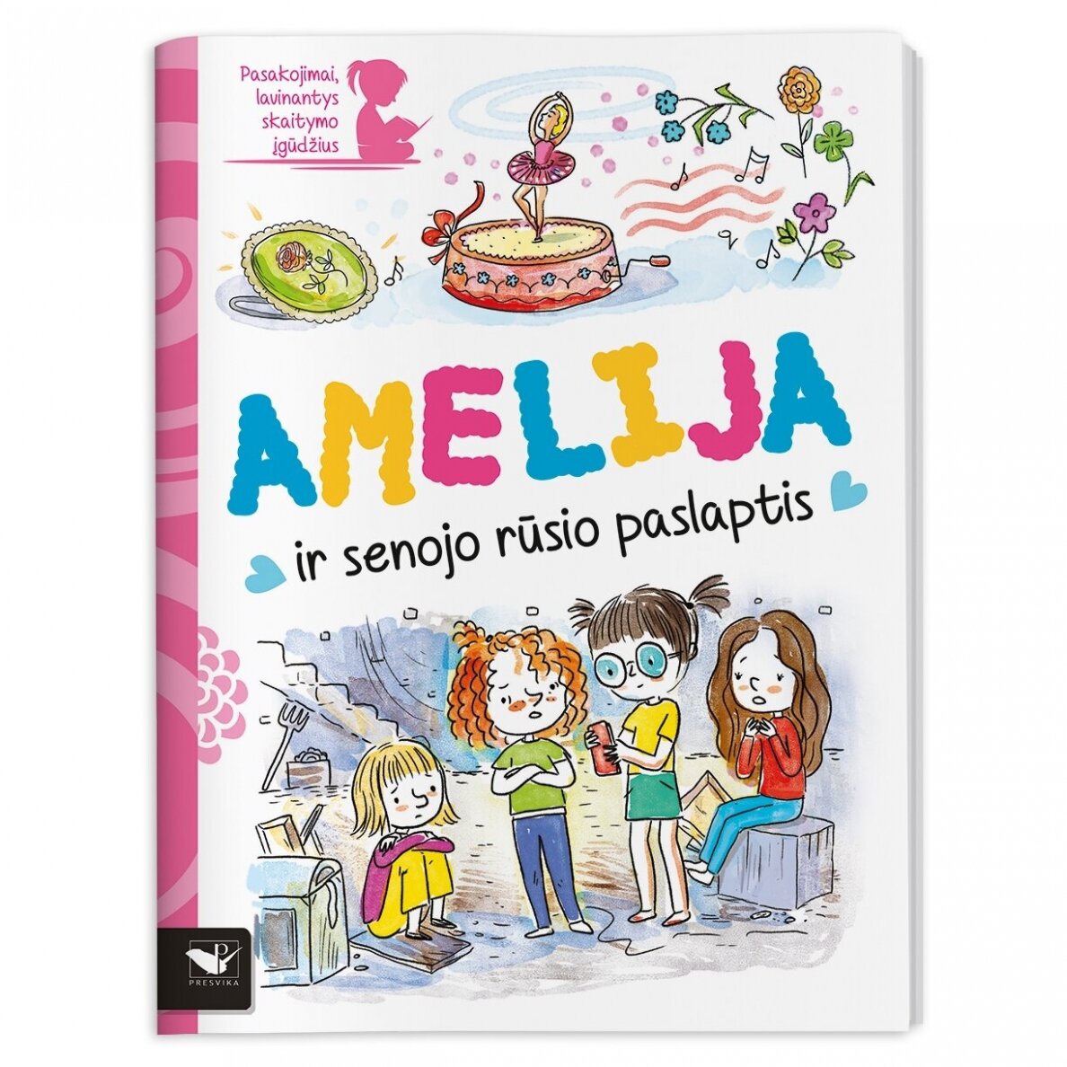 Amelija ir senojo rūsio paslaptis Pasakojimai, lavinantys skaitymo įgūdžius – pagrindinis vaizdas