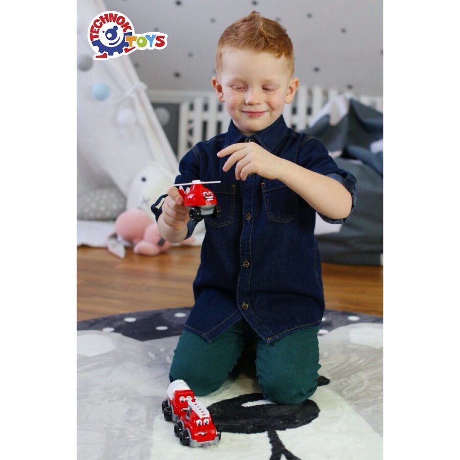 Gaisrinės automobilis Technok 38cm – vaizdas 3