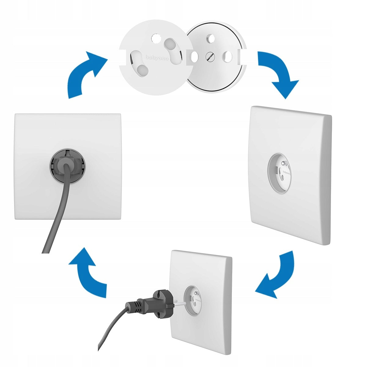 BabyOno apsauga elektros lizdams 6 vnt – vaizdas 3