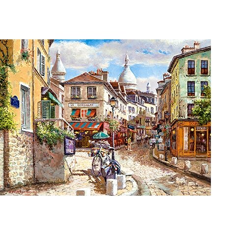 Castorland dėlionė ALONG THE RIVER 3000 det – vaizdas 4