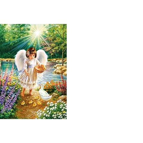 Castorland dėlionė AN ANGEL'S WARMTH 500 det – vaizdas 2