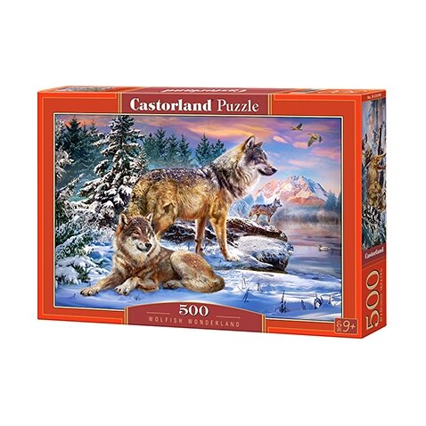 Castorland dėlionė Wolfish Wonderland 500 det – pagrindinis vaizdas