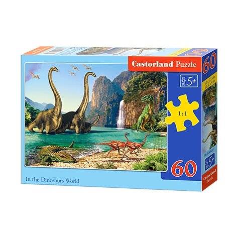 Castorland dėlionė IN THE DINOSAURS WORLD 60 det – pagrindinis vaizdas