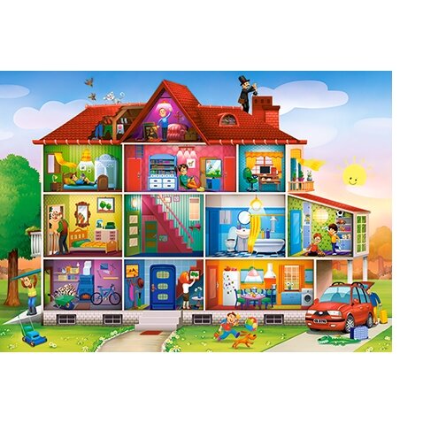 Castorland dėlionė HOUSE LIFE 120 det – vaizdas 2